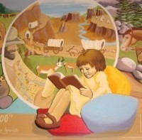 Reading Through Time Mural