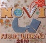 Novi Public Library Logo Painting